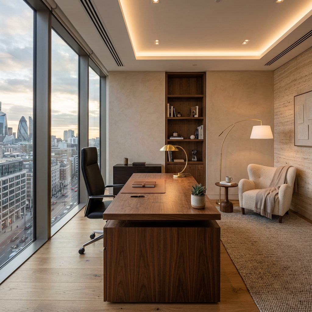 Walnut CEO executive cabin